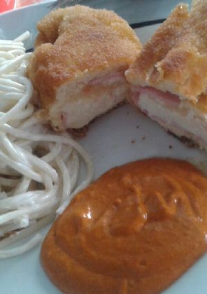 Una foto de Pechugas de pollo empanizadas