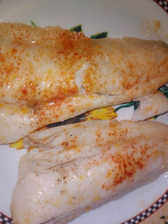 Una foto de Merluza en papillote en microondas
