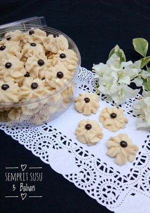 Foto resep Semprit Susu 3 Bahan