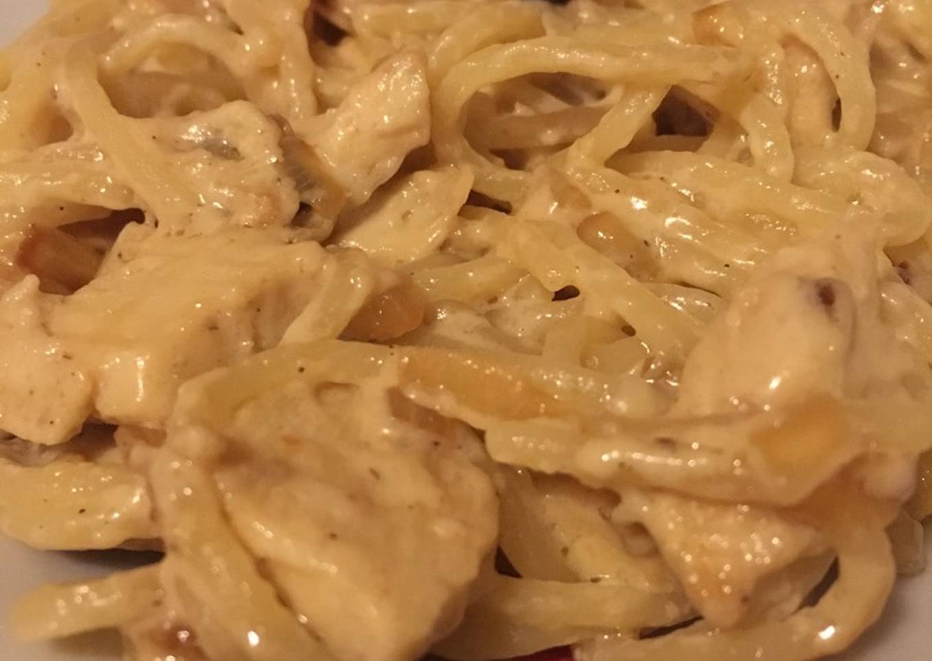 Espaguetis a la parmesana