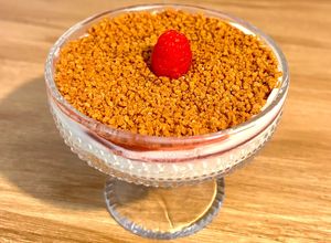 Une photo de Tiramisu Framboise Spéculos