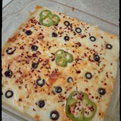 A picture of Chicken lazanya.