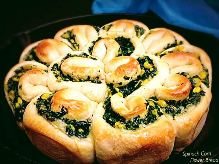 Easy Way Make Spinach Corn Flower Bread the So Delicious Perfect