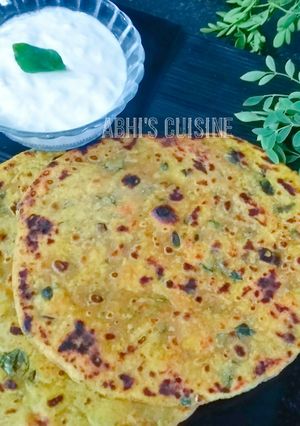 A picture of Moringa paratha.