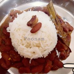 A picture of #RajmaChawal.