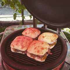 Smoked Italian Beef Sandwiches A picture of Smoked Italian Beef Sandwiches.