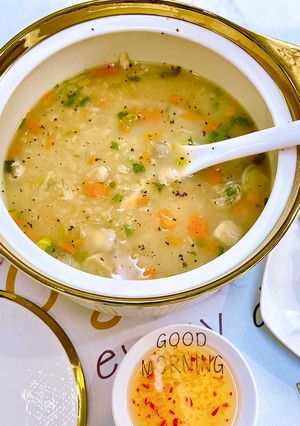 Hình của món Cháo Gà Gỏi Gà.
