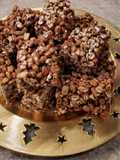Chocolate Puffed Wheat Squares