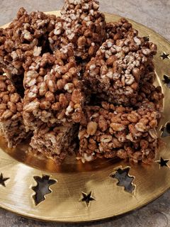 A picture of Chocolate Puffed Wheat Squares.