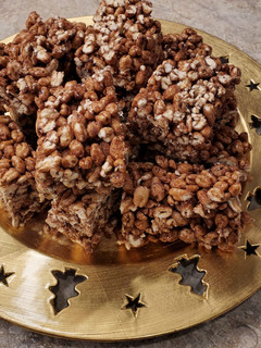 A picture of Chocolate Puffed Wheat Squares.