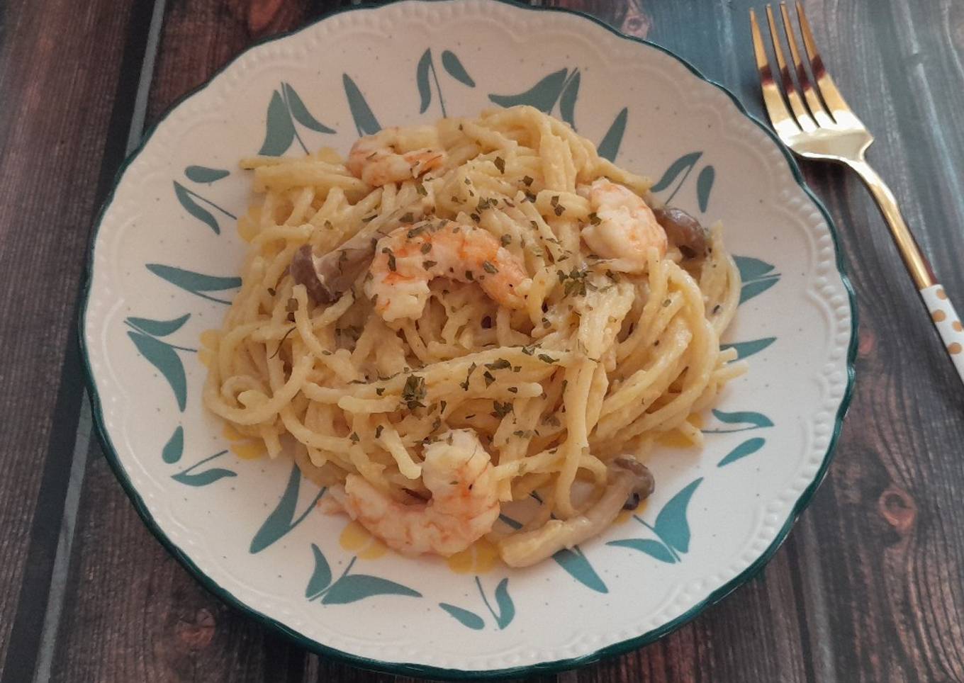 Pasta Udang Jamur