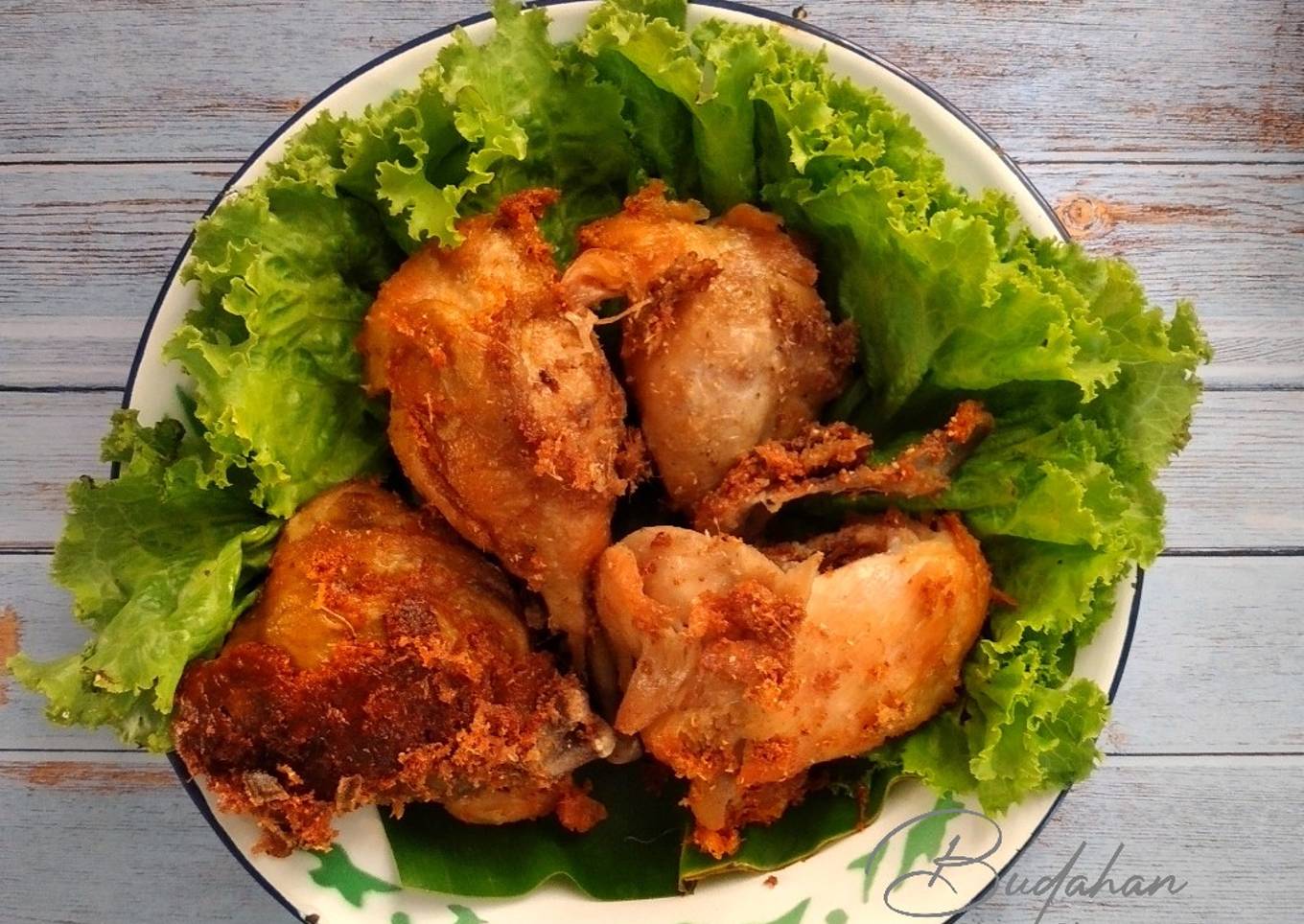 27. Ayam goreng bumbu putih