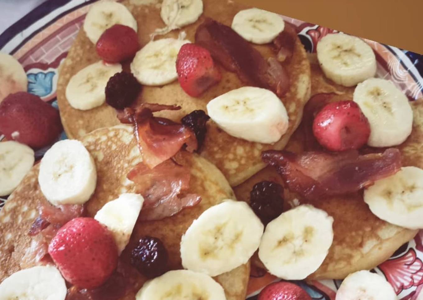 Hotcakes de plátano y avena