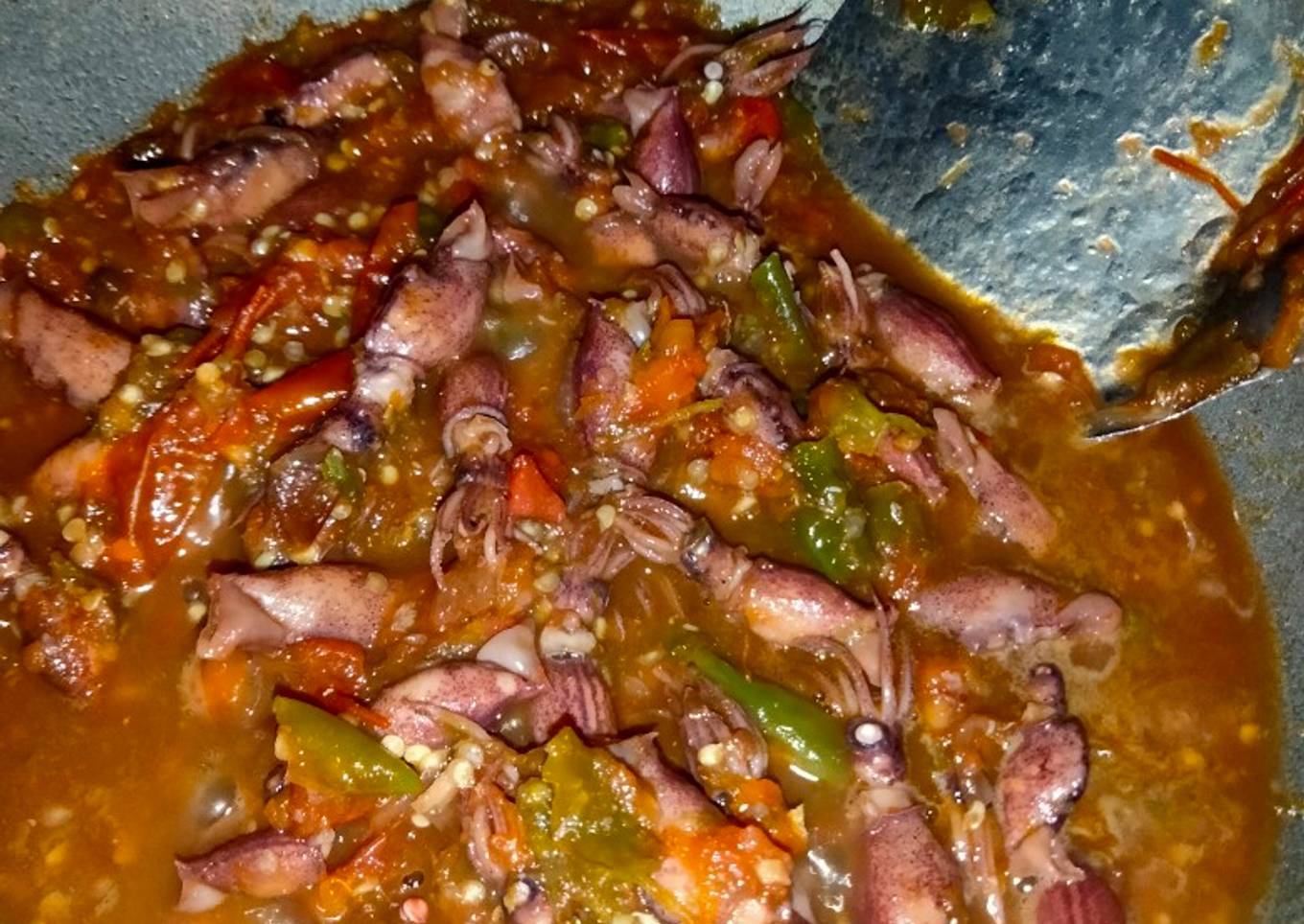 Sambal baby cumi super pedas dan super gampang