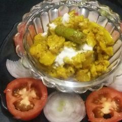 Aloo gobhi onion ki Mix sabzi A picture of Aloo gobhi onion ki Mix sabzi.