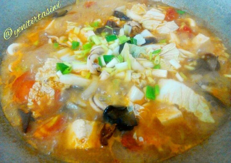 Resep Sour and Spicy seafood, Enak Banget