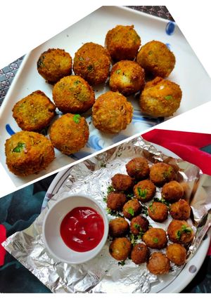 A picture of Cheesy balls.