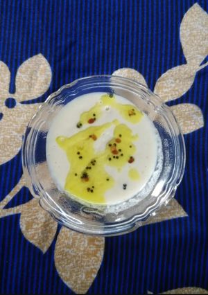 A picture of Roasted gram coconut chutney.
