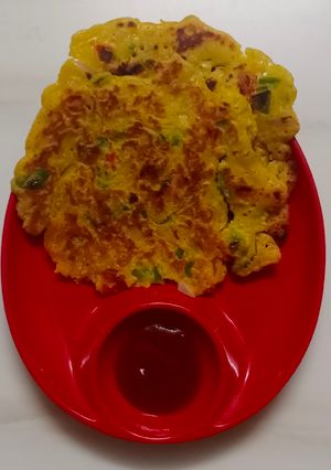 A picture of Vegetable chilla.