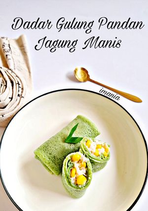 Foto resep Dadar Gulung Pandan Jagung Manis
