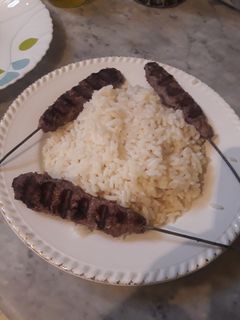 صورة لوصفة ارز مع اللحم المفروم