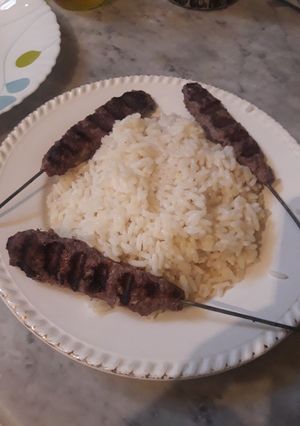 صورة لوصفة ارز مع اللحم المفروم