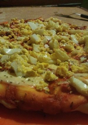 Una foto de Pizza casera