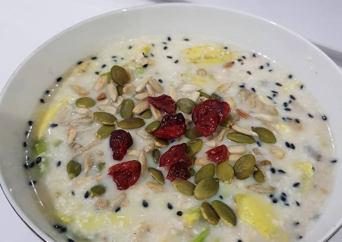 Cara Gampang Membuat Oat meal avocado seeds Anti Gagal
