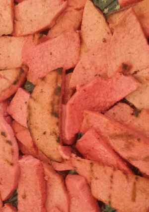 A picture of Xa Xiu (vegetarian ham).