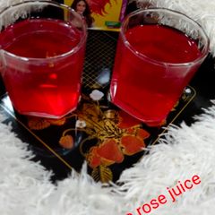 A picture of Rasna rose juice.