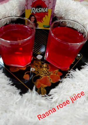 A picture of Rasna rose juice.