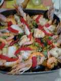 Arroz mixto mariscos y pollo