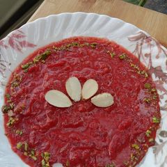 A picture of Beetroot Kheer.