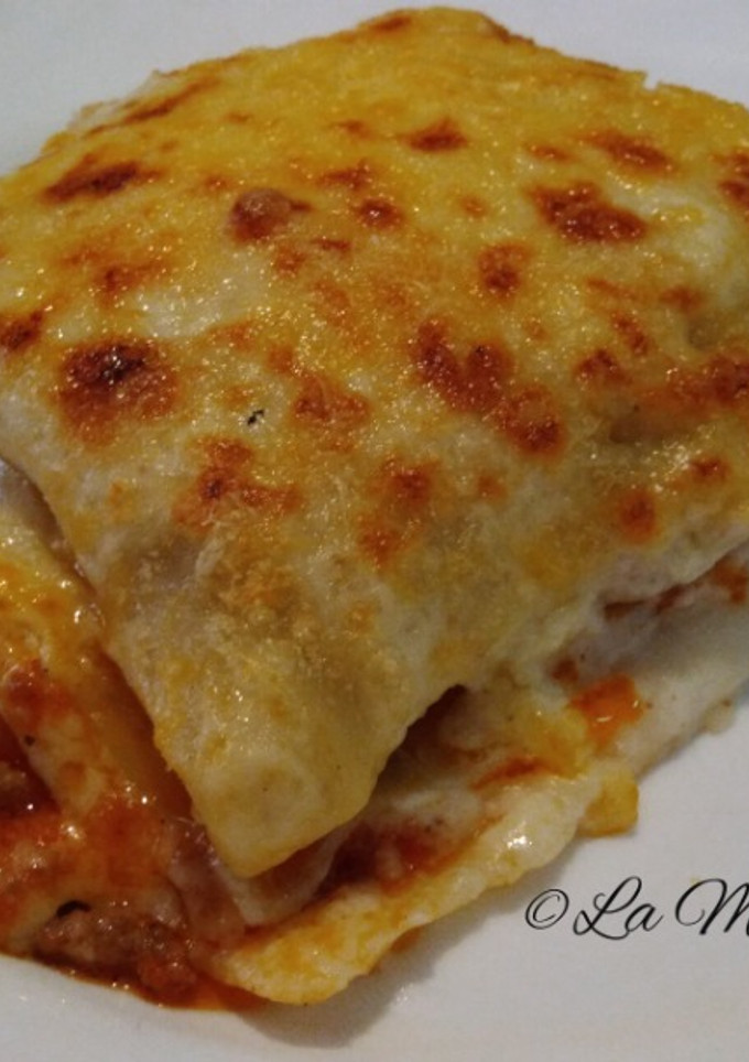 Una foto de Lasaña boloñesa