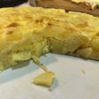 Tortilla de papa (no llego a española porque le falta el cantimpalo)