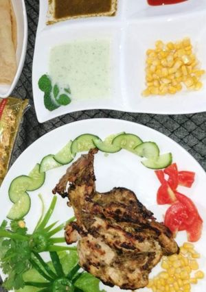A picture of Chicken tikka.