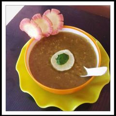 A picture of Tangy green oats.