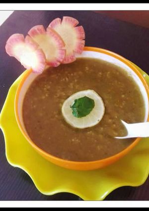 A picture of Tangy green oats.