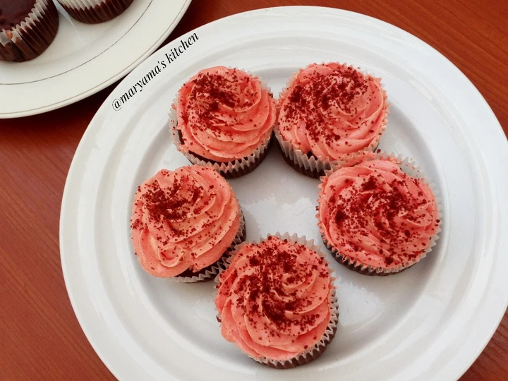 Recipe Red velvet cupcakes II the Delicious Can spoil the tongue