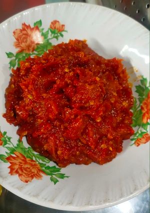 Foto resep Sambal ayam goreng / bakar dan juga lalap
