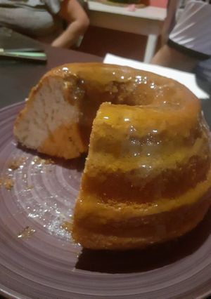 Una foto de Budín de pulpa de durazno (sin saborizante artificial)