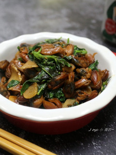 下酒塔香炒淡菜 的食譜成品照片
