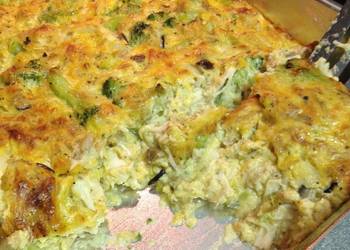 How to Recipe Delicious Easy Chicken broccoli  rice Casserole