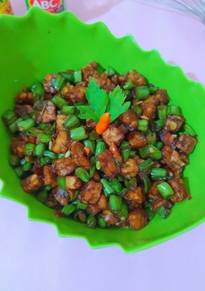 Foto resep Tumis buncis tempe praktis