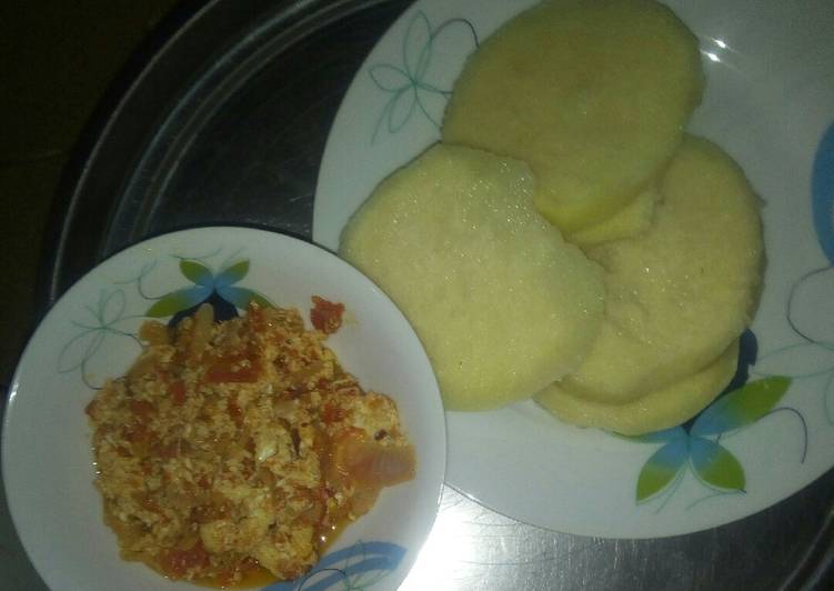 Simple Way to Prepare Any-night-of-the-week Yam and egg sauce | Satisfyingrecipe.web.app