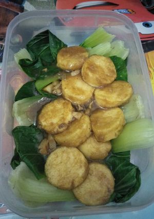 Foto resep Tofu Pokchoy saus tiram
