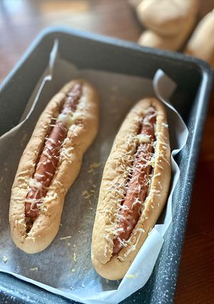 Zdjęcie przepisu Bułki do hot dogów.