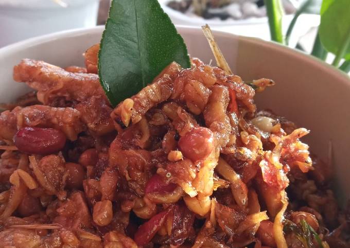 Standar Resep bikin Kering tempe teri kacang dijamin nikmat