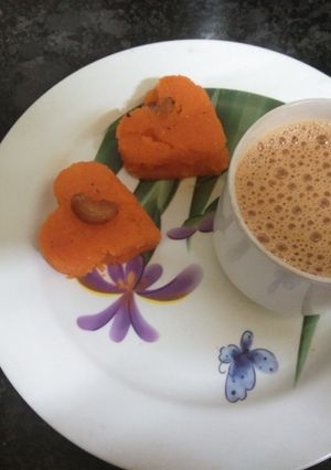 Ghee rava kesari 🧡😍  #chef dheena செய்முறை முக்கிய புகைப்படம்