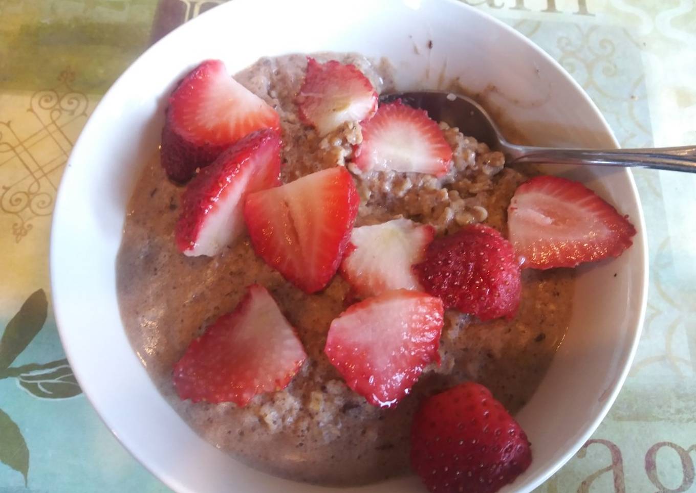 Avena con proteína y cocoa